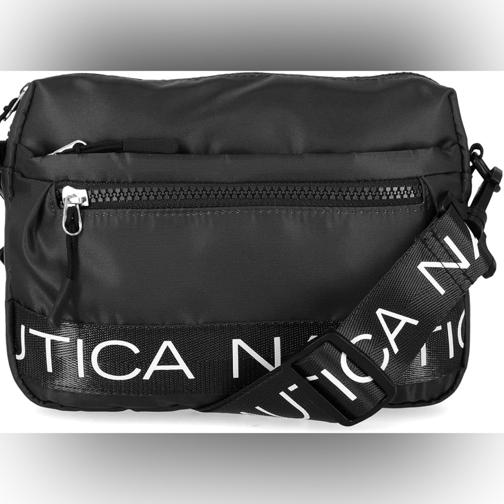 Nautica Black Belt Bag